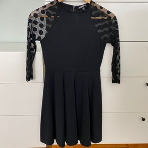 Express LS Black Dress